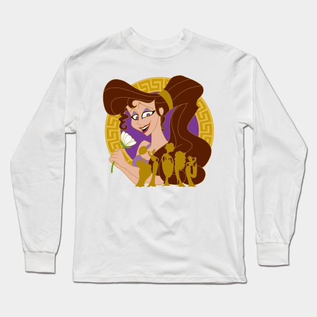Megara Long Sleeve T-Shirt by SophieScruggs